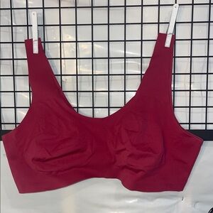 Knix Seamless Bralette in dark raspberry